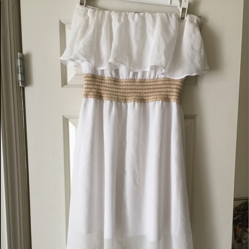 Beautiful white summer dress